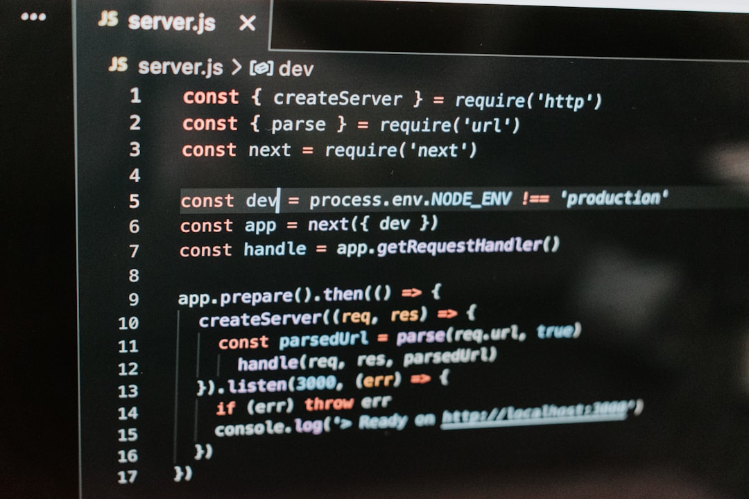 Next.js server script